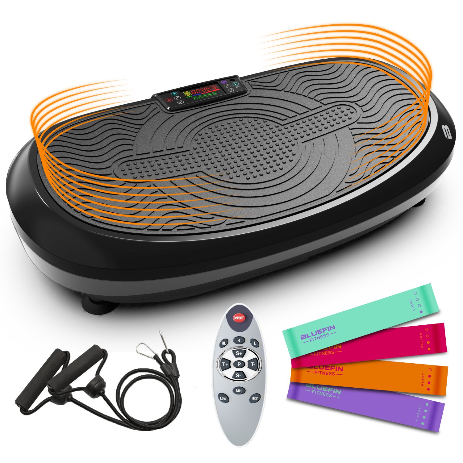 Bluefin Fitness Vibration Plate Manual Ultra SLIM PLUS Dual