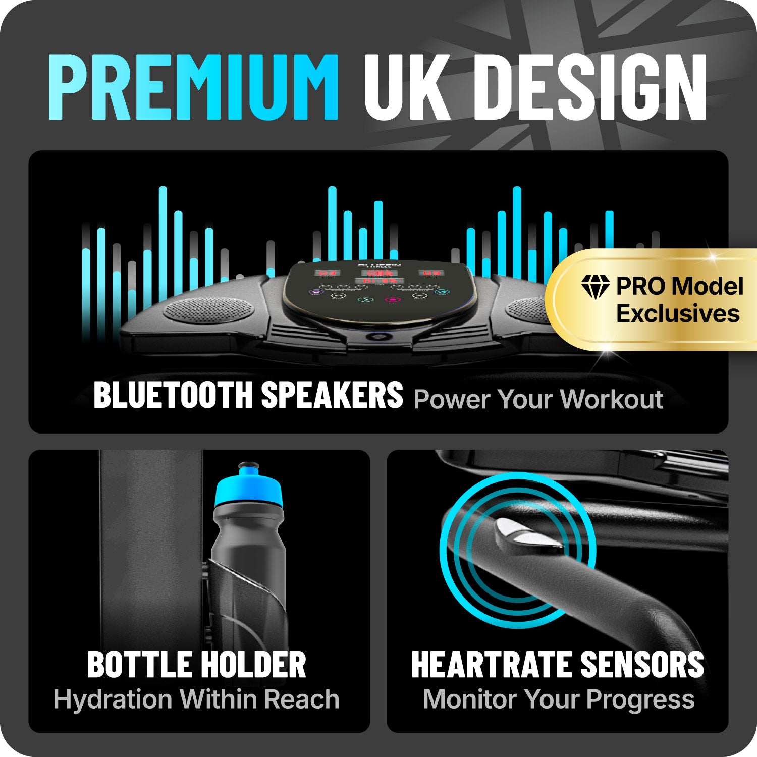 Bluefin PRO Vibrationsplatte für Expertenniveau