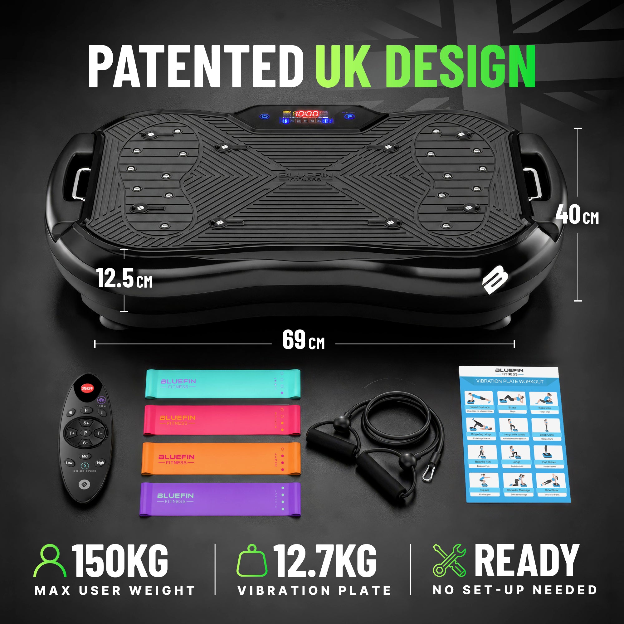 Ultra Slim Plus Dual Workout Vibration Plate