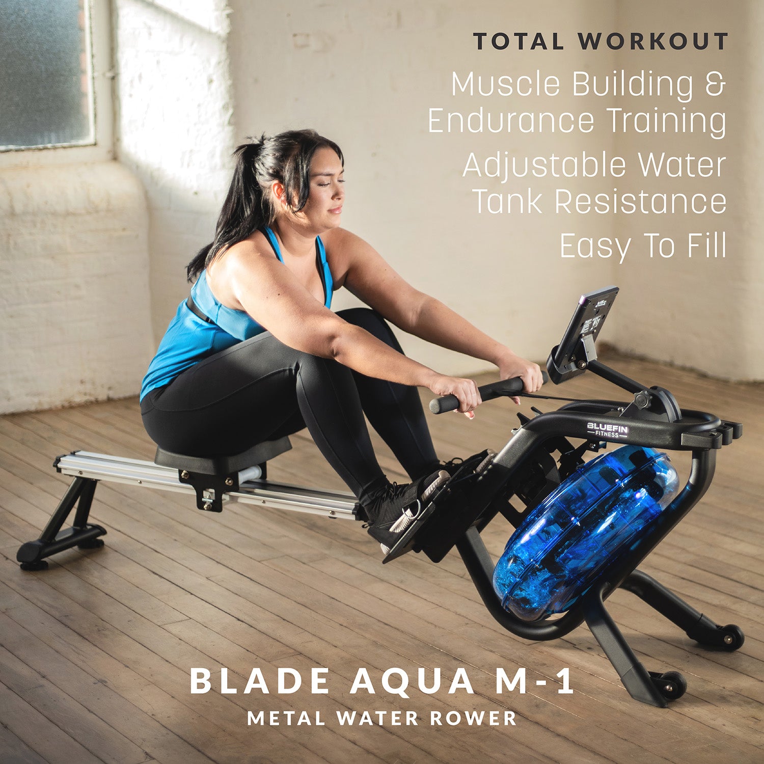 Blade Aqua Metal Water Rower