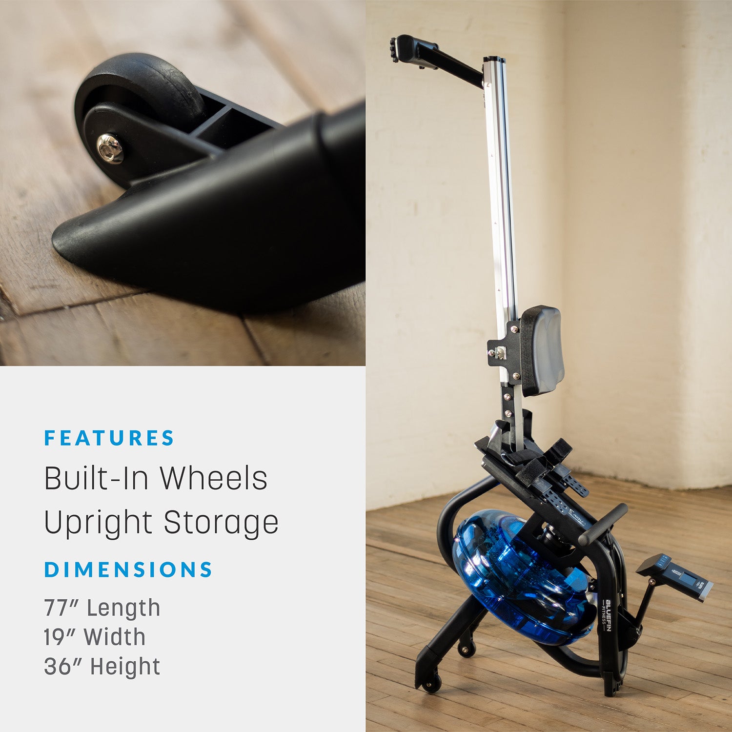 Blade Aqua Metal Water Rower