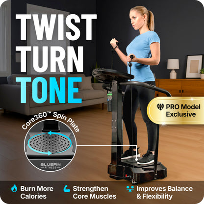 Bluefin PRO Vibrationsplatte für Expertenniveau