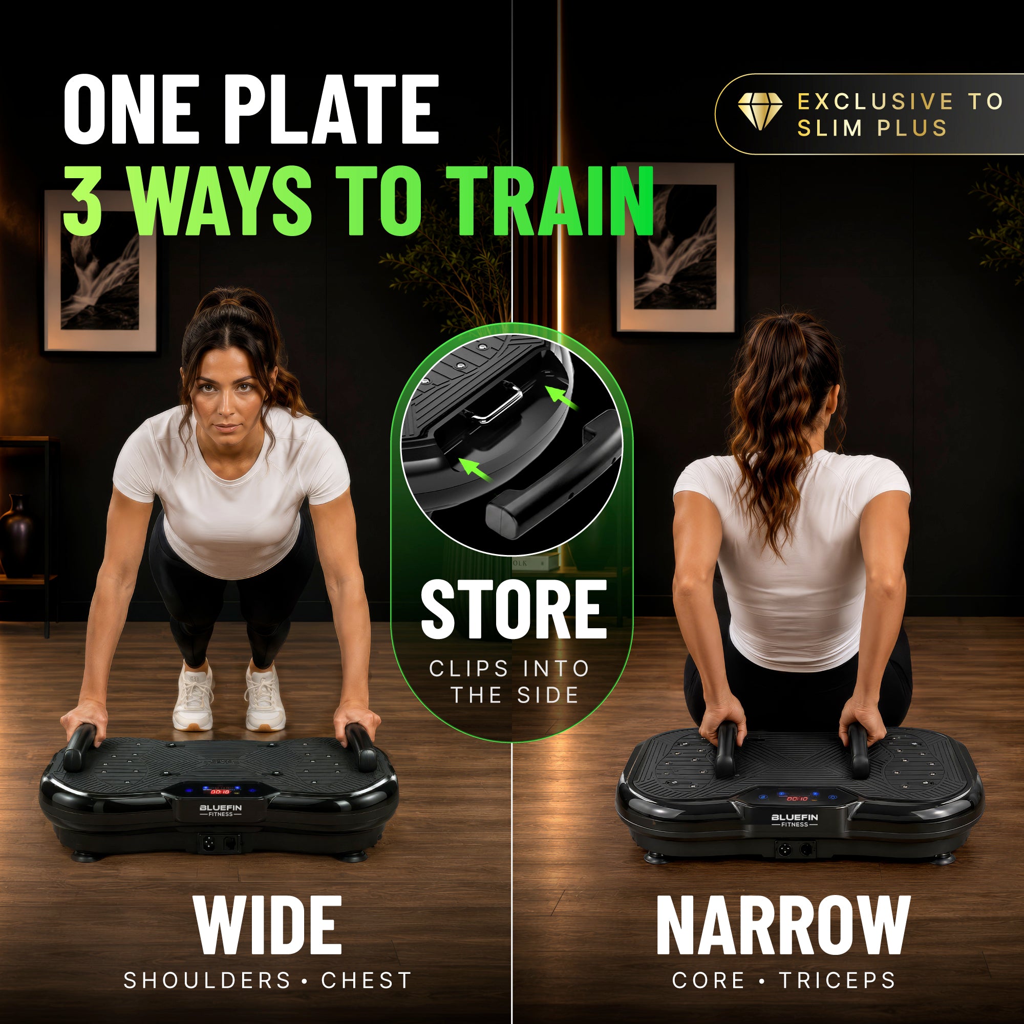 Ultra Slim Plus Dual Workout Vibration Plate