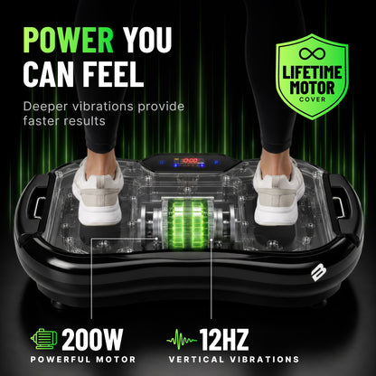 Ultra Slim Plus Dual Workout Vibration Plate