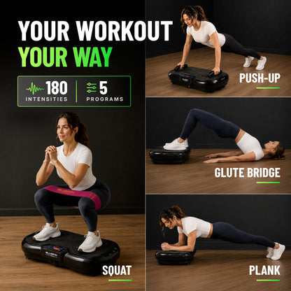 Ultra Slim Plus Dual Workout Vibration Plate