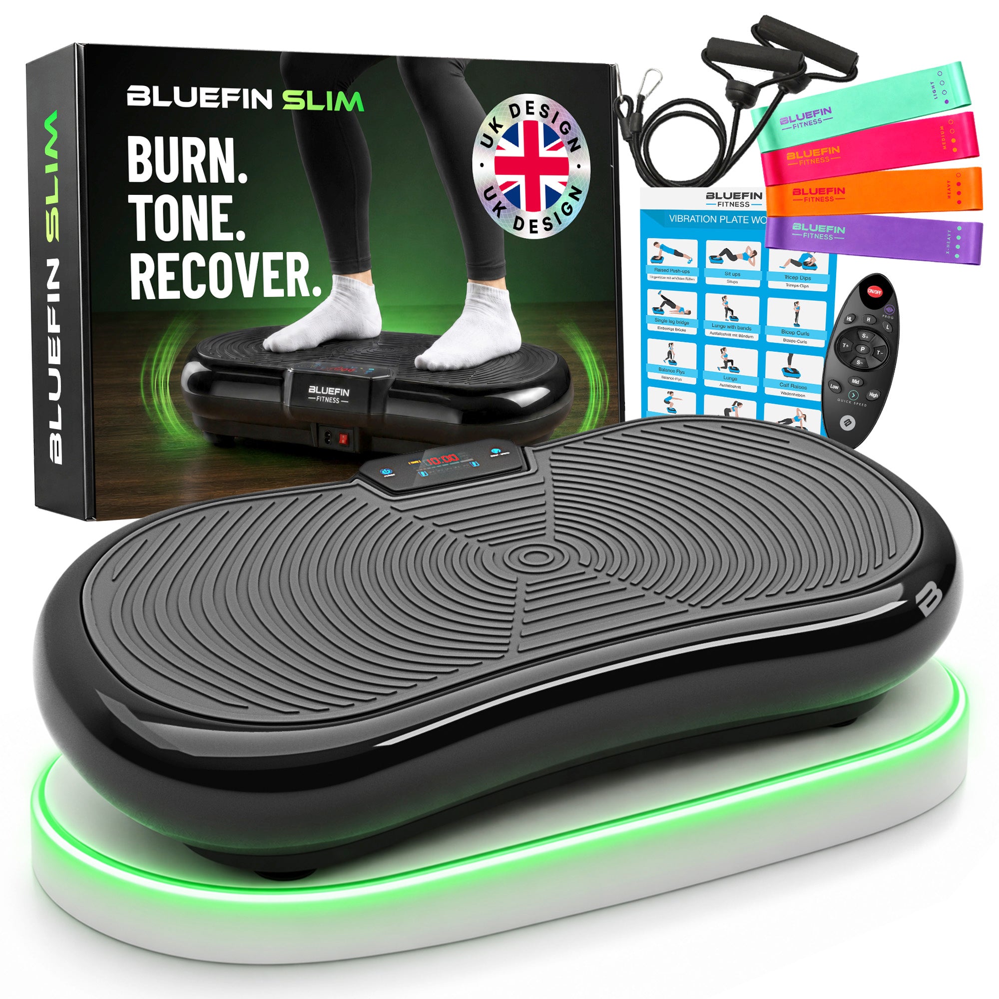 Bluefin Ultra SLIM Kompakte Vibrationsplatte