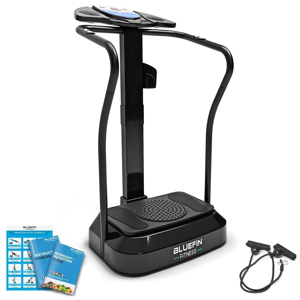 Ultra Slim Vibration Plate Exercise Machine, Full Body Shaper Vibration  Plate with 4 Programmes and 120 Levels Max Bearing 300 kg : :  Sports & Outdoors